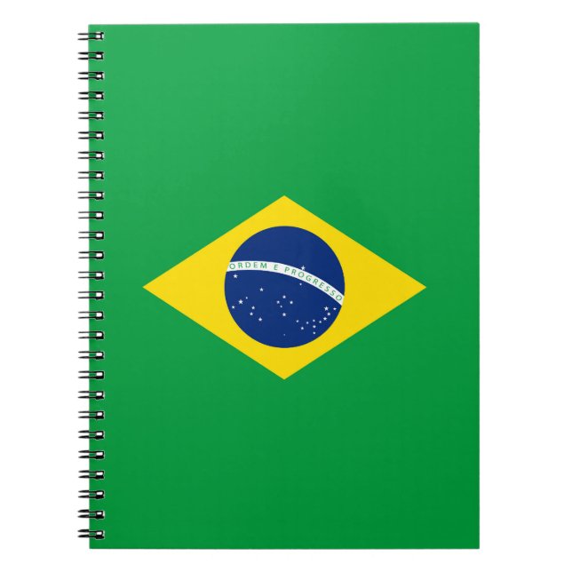 Brazil flag notebook (Front)