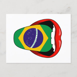 Brazil Flag Ordem e Progresso  Postcard