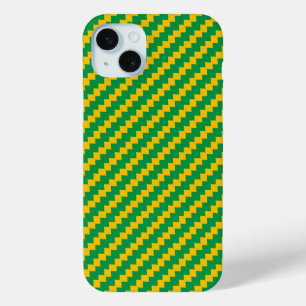 Brazil flag pattern iPhone 15 mini case