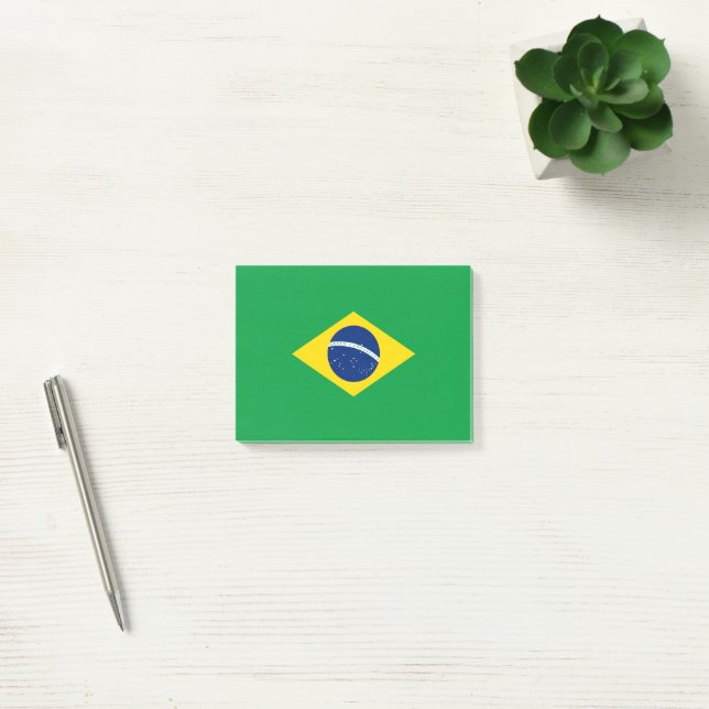 Brazil flag post-it notes (Office)