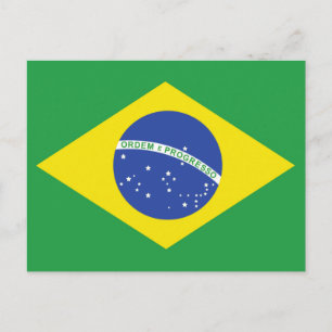 Brazil Flag Postcard