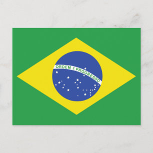 Brazil Flag Postcard