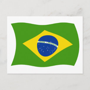 Brazil Flag Postcard