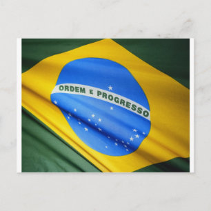 Brazil Flag Postcard