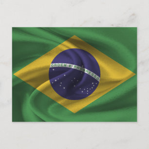 Brazil Flag Postcard