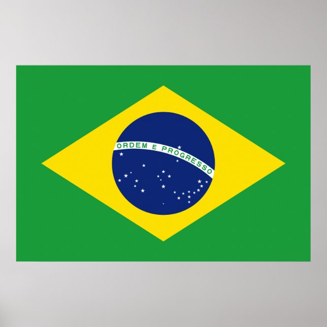 Brazil flag poster (Front)