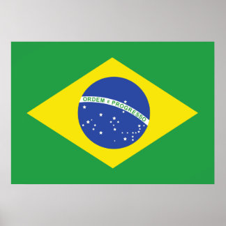 Brazil Flag Poster