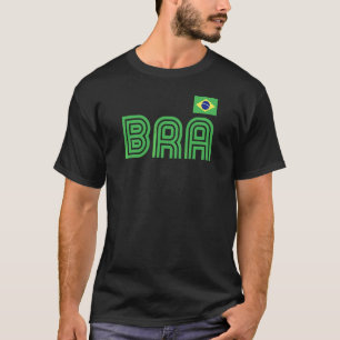 Brazil Flag Retro International Country Brasil Pri T-Shirt