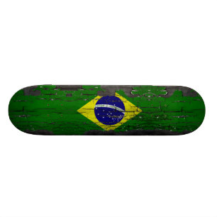 Brazil Flag Skate Deck