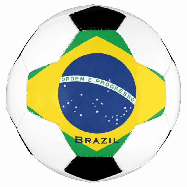 Brazil Flag Soccer Ball (Front)