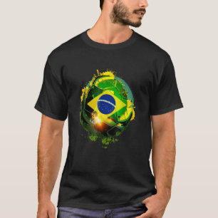 Brazil Flag Soccer Fans Football  Brazil Fútbol T-Shirt