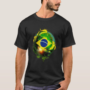 Brazil Flag Soccer Fans Football Brazil Fútbol T-Shirt