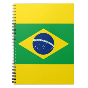 Brazil flag Spiral Photo Notebook
