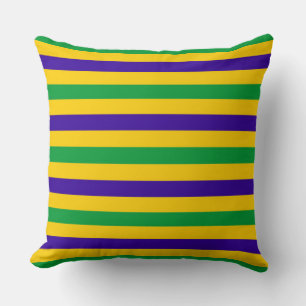 Brazil flag stripes country symbol pattern green y cushion