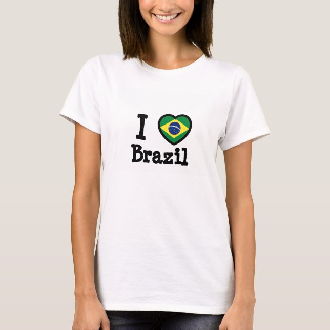 Brazil Flag T-Shirt (Front)