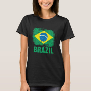 Brazil flag Tee for men Women and Kids