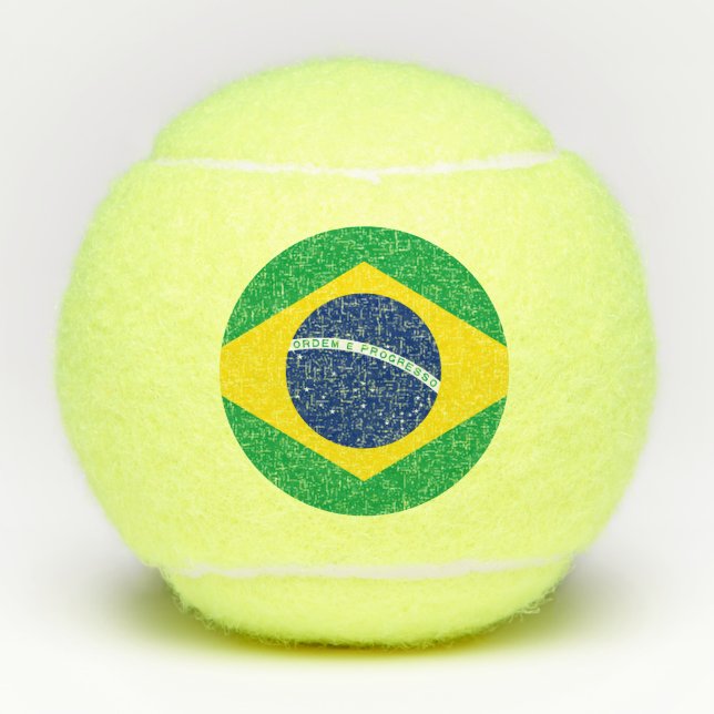 Brazil flag Tennis Ball (Front)