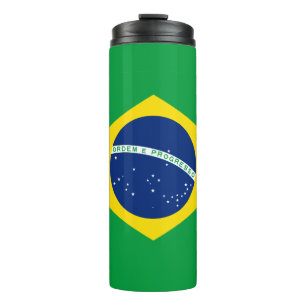 Brazil flag Thermal Tumbler