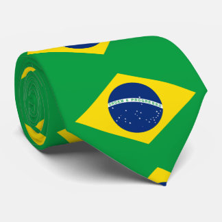Brazil Flag Tie