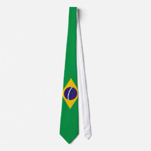 Brazil Flag Tie