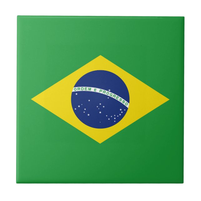 Brazil flag tile (Front)
