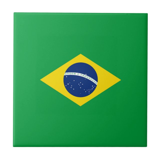 Brazil flag tile (Front)