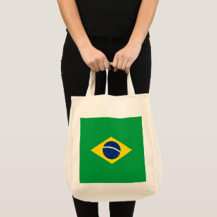 Brazil flag tote bag