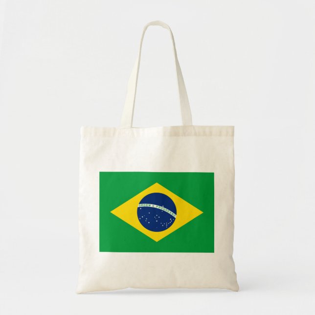 Brazil Flag Tote Bag (Front)