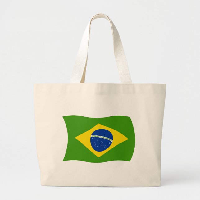 Brazil Flag Tote Bag (Front)