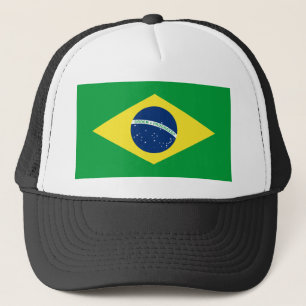 brazil flag trucker hat