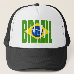 BRAZIL Flag Trucker Hat