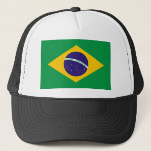 Brazil flag trucker hat