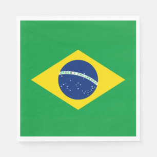Brazil Flag World Cup 2026 Football Brasil Soccer Napkin