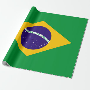 Brazil Flag Wrapping Paper