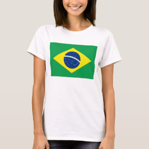 Brazil Flag x Map T-Shirt