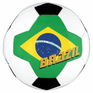 Brazil Football & Brazilian Flag / Sports