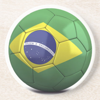 Brazil Football Coasters