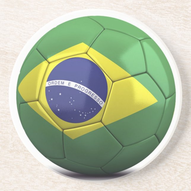 Brazil Football Coasters (Front)