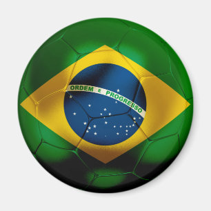 Brazil Football Magnet