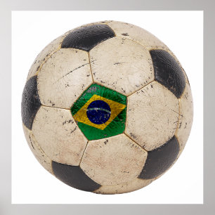 Brazil Football Poster