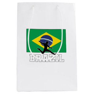 Brazil Football Soccer National Team Medium Gift Bag
