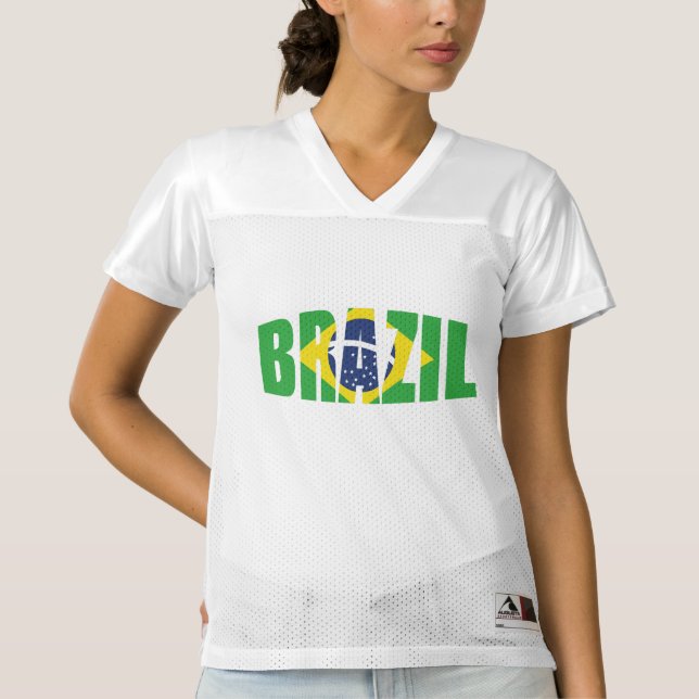 Brazil football , soccer team  women's football jersey (Front)