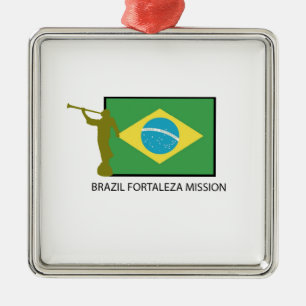 BRAZIL FORTALEZA MISSION LDS METAL TREE DECORATION