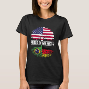 Brazil Germany Heritage Proud of my Roots Brazilia T-Shirt