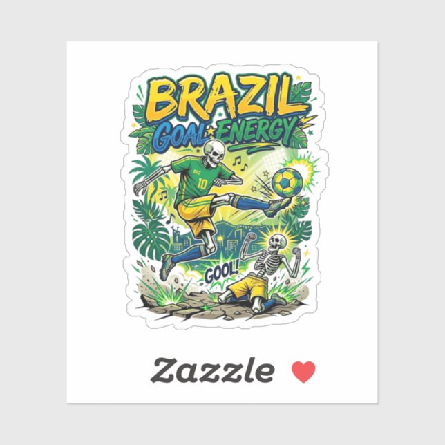 Brazil Goal Energy Skeleton Striker Nations Creati (Sheet)