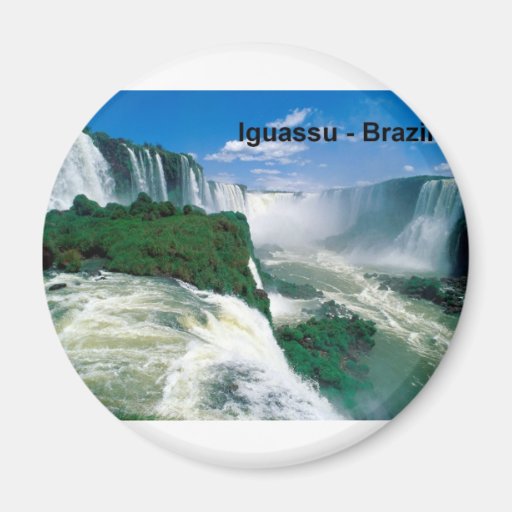 Image of Brazil Iguassu Falls (St.K.) Magnet