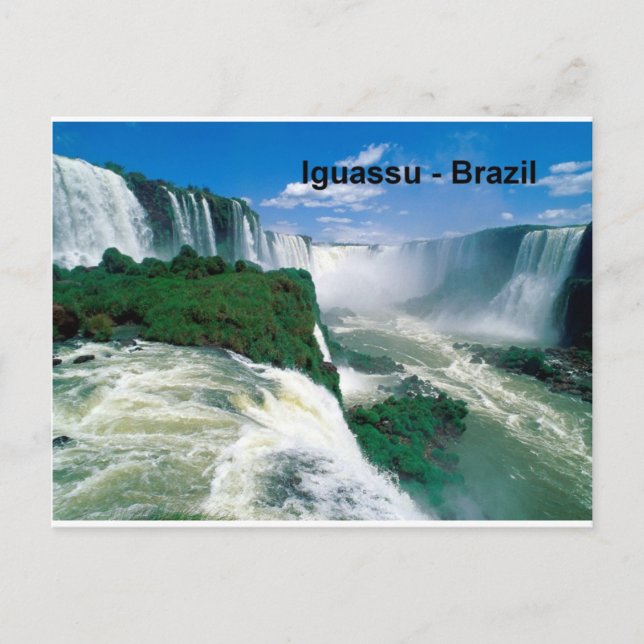 Brazil Iguassu Falls (St.K.) Postcard (Front)