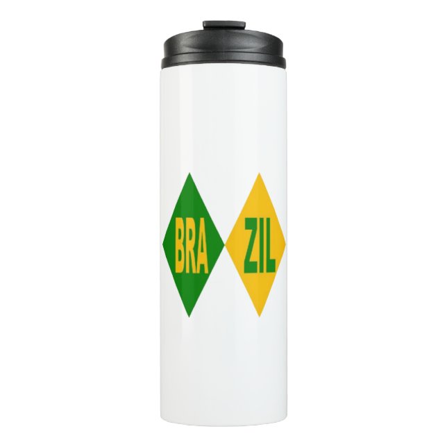 BRAZIL insulated bottle (Front)