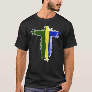 Brazil Jesus Statue Motif  Cristo Redentor Rio de T-Shirt
