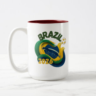 Brazil Macaw Parrot Mug –Tropical Bird with Brazil